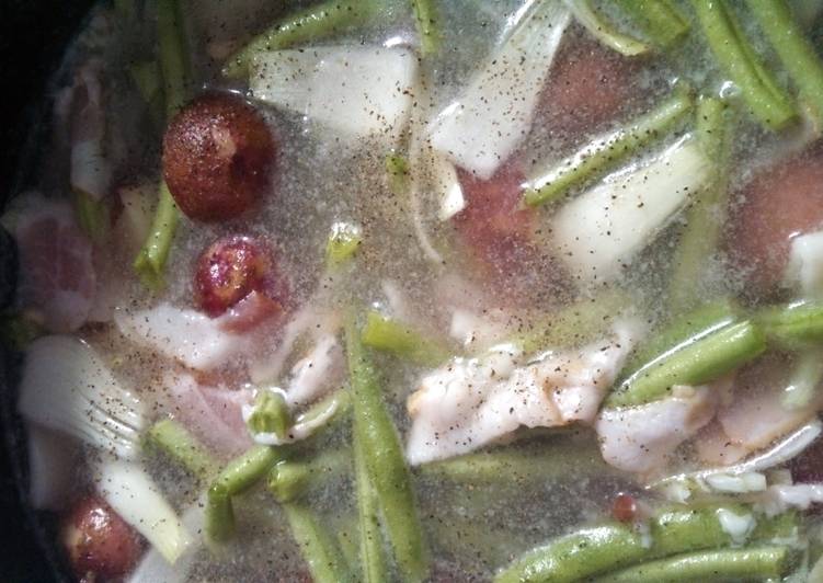 Learn How To Green bean soup