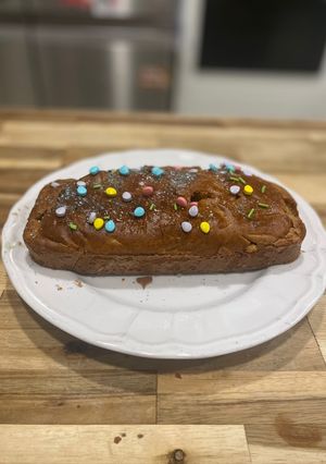 A picture of Easter Carrot Cake 🥕.