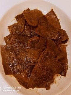 काले पापड़ की सूखी सब्जी (kale papad ki sukhi sabzi recipe in Hindi) रेसिपी मुख्य फोटो