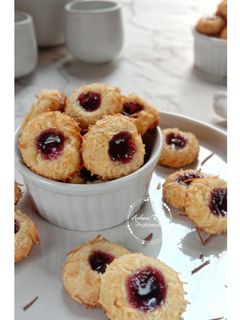 Foto resep Blueberry Thumbprint Cookies