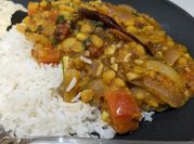 A picture of masala chana dal