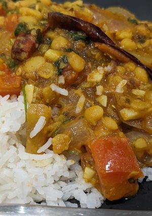 A picture of Dal tadka.