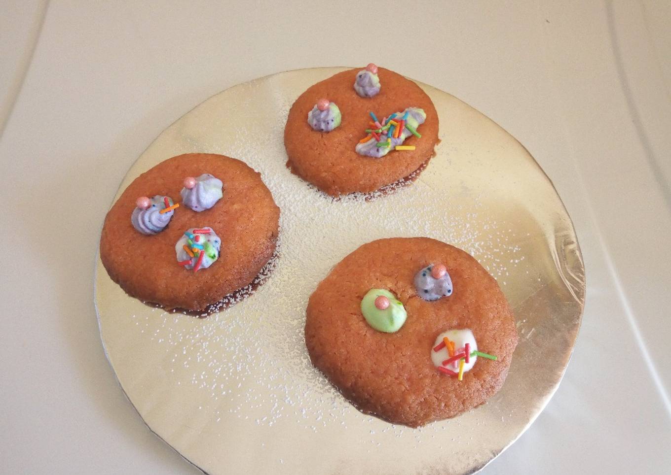 Frosted Smiley Face Sugar Cookies# CookiesContest