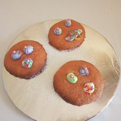 Frosted Smiley Face Sugar Cookies# CookiesContest A picture of Frosted Smiley Face Sugar Cookies# CookiesContest.