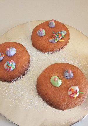 A picture of Frosted Smiley Face Sugar Cookies# CookiesContest.