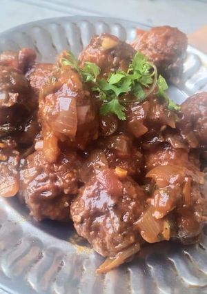 A picture of Gravy Manchurian.
