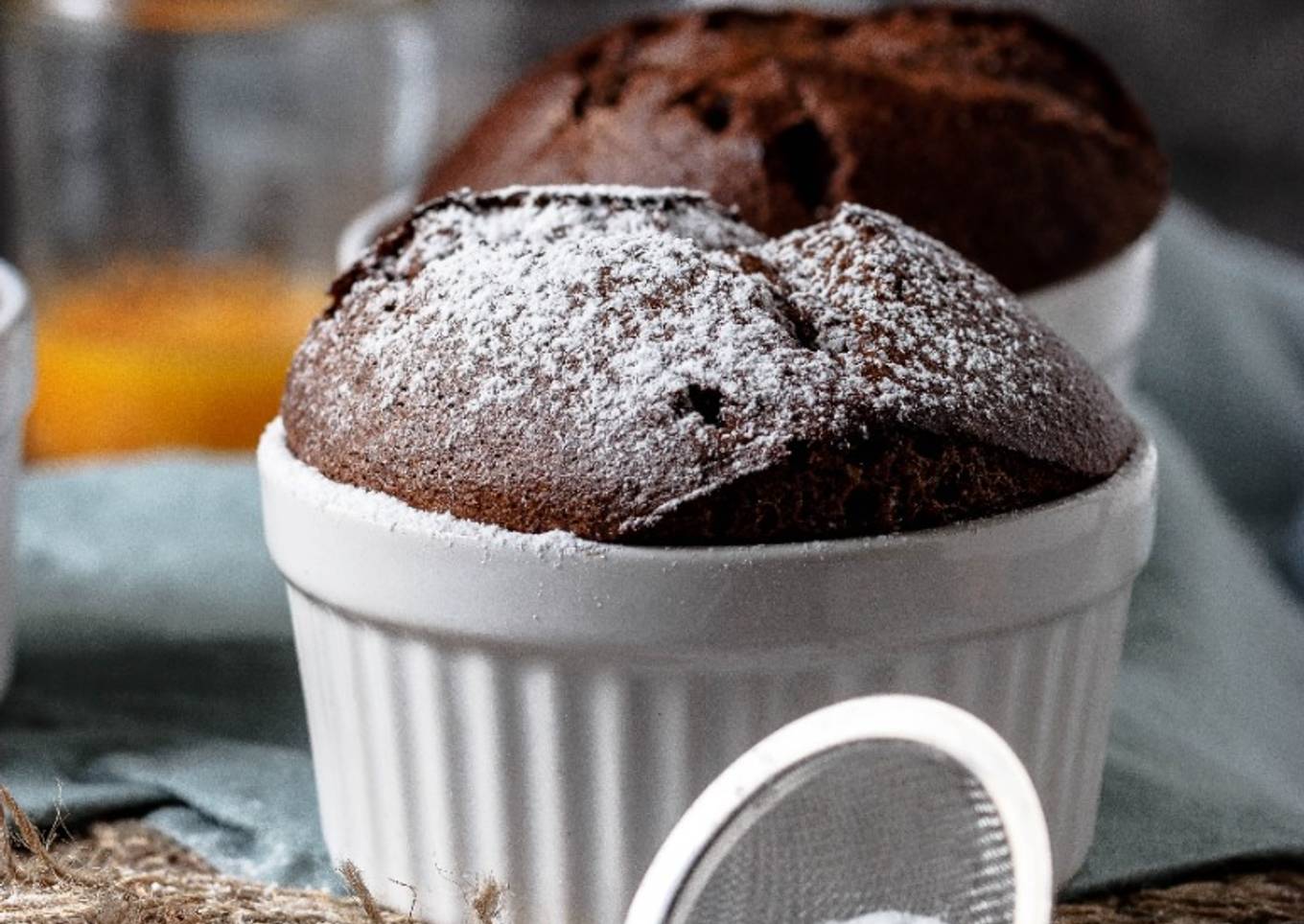 Soufflé de chocolate
