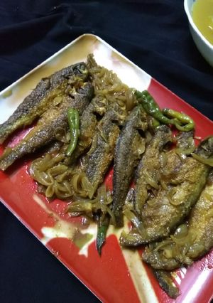 বাটা ও পাবদা মাছ ভুনা রেসিপির প্রধান ছবি