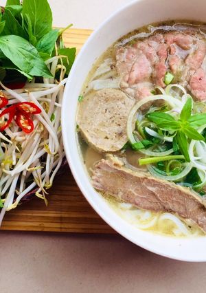 Hình của món Phở Bò Việt Nam.