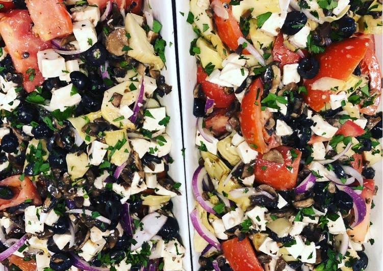 Italian Market Salad đĨ with lemon đ vinaigrette!!!!