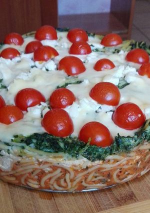 Zdjęcie przepisu Tort makaronowy.