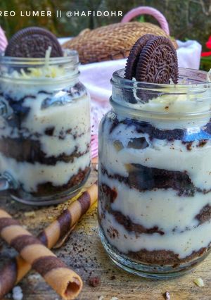 Foto resep Cheesecake Oreo in Jar