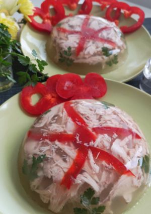 O poză a rețetei Răcituri (piftie) din carne de curcan.