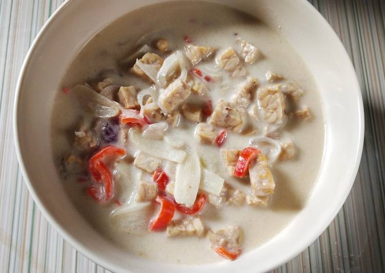 Bagaimana Menyiapkan Sayur Tempe Santan Anti Gagal