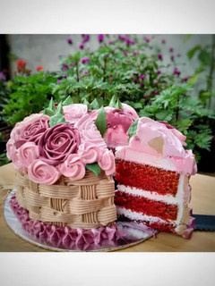 Foto resep Cake Hias Red Velvet Base