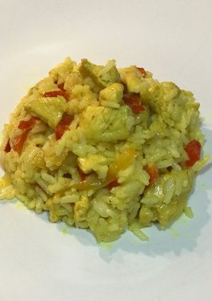 Una foto de Pollo oriental