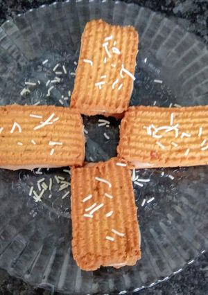 दही चॉकलेट मूस सैंडविच (Dahi chocolate mousse sandwich recipe in hindi) रेसिपी मुख्य फोटो