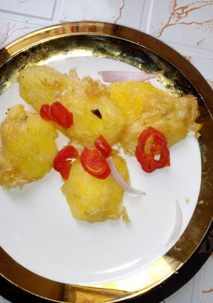 A picture of Soyayyen irish da kwai.