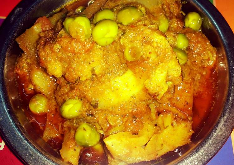 Easiest Way to Make Quick Aloo matar gobhi