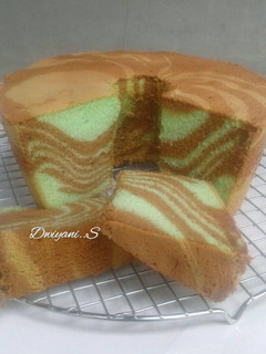 Foto resep Chiffon Pandan Coklat