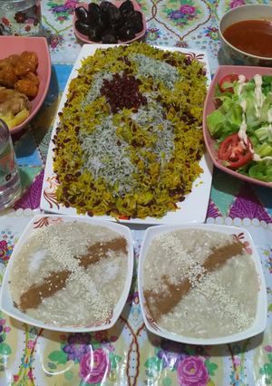 عکسی از دستور حلیم افطار تولدم 🤩