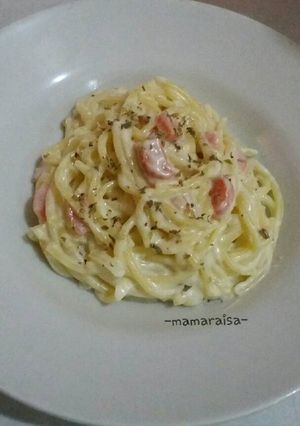Foto resep Spagethi Carbonara Creamy Endeuuss