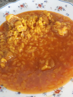 Una foto de Arroz con costillas olla GM #Recetadefindemes