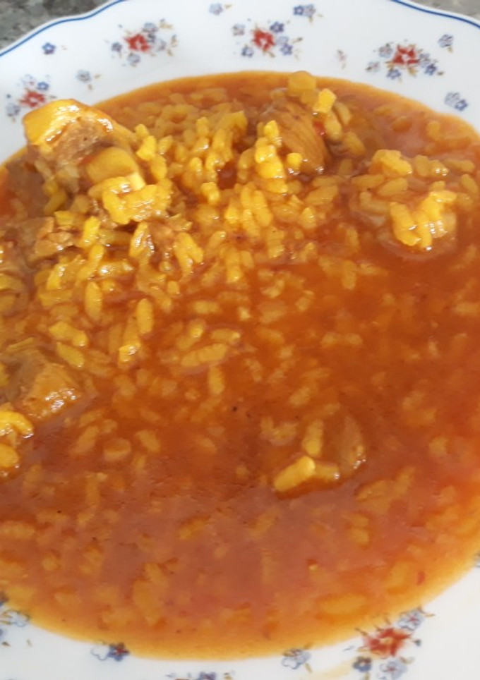 Una foto de Arroz con costillas olla GM #Recetadefindemes