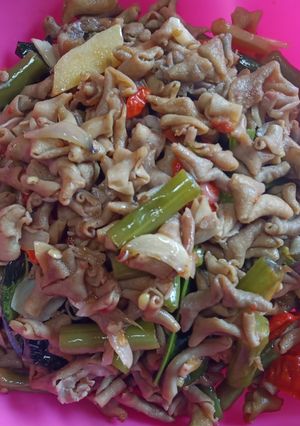 Foto resep Tumis usus ayam dan buncis