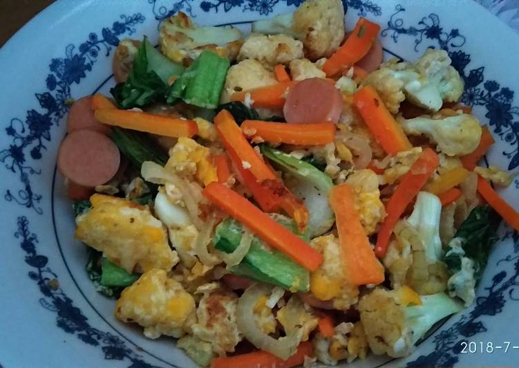 Cara Cepat Mempersiapkan Orak arik sayur Murah - Resep Masakan