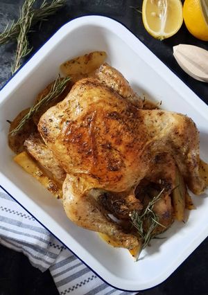 A picture of Roasted chicken, the one!.