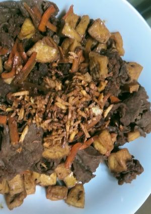 Foto resep Ca tahu goreng daging sapi
