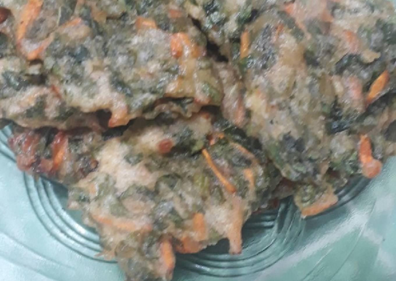 Carrot Spinach Bakwan