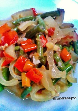 Foto resep Buncis Tauco (Pedaaaass a La anak Kost)