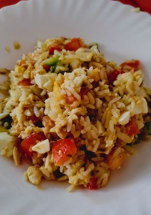 Una foto de Arroz en ensalada