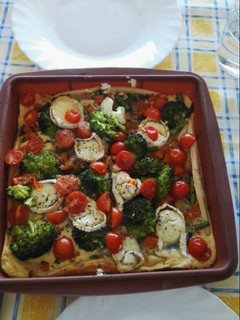 Una foto de Quiche de verduras