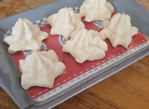 Une photo de Meringues vanille/cassonade