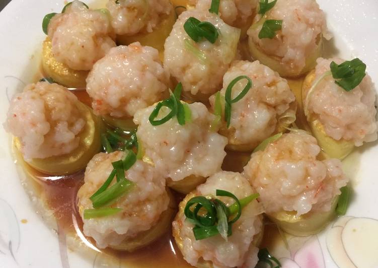 68.Steam udang giling, telur tahu (ha kau yuk ji taufu)