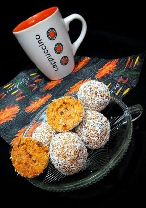 Una foto de Bocaditos dulces de zanahoria 🥕🥕