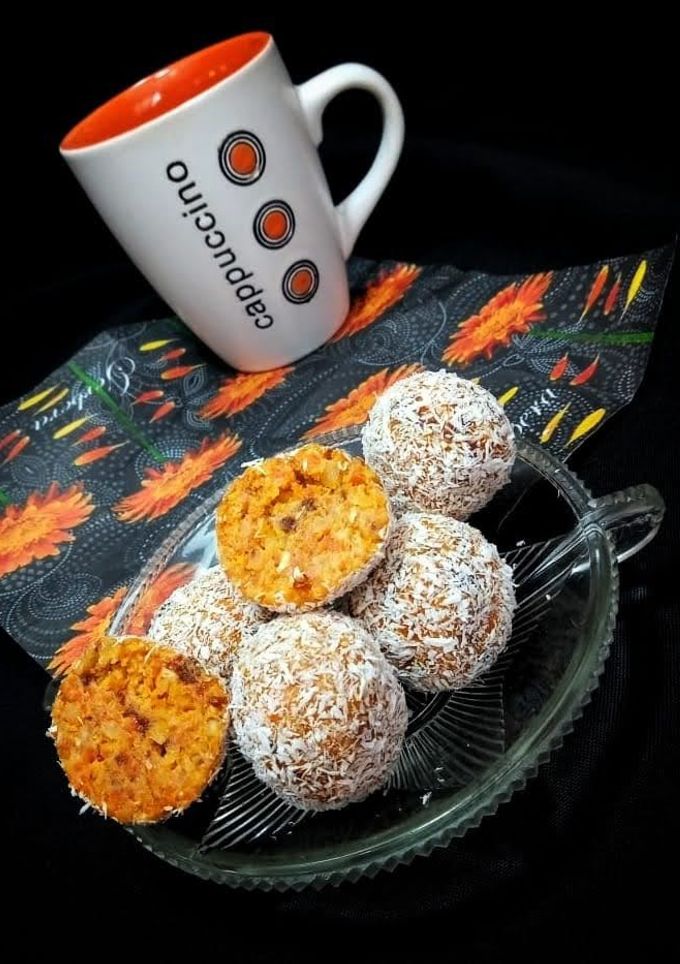 Una foto de Bocaditos dulces de zanahoria 🥕🥕