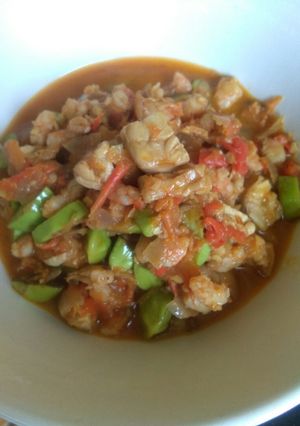 Foto resep Sambal T.P.U (tempe pete udang) 😄