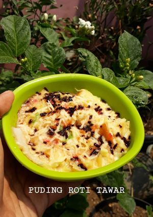 Foto resep Puding roti tawar keju coklat
