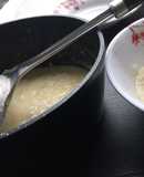 Cháo thịt trứng thịt bằm