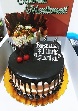 Foto resep Cake Black forest ultah mantap👍👌