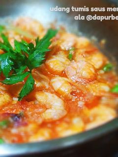 Foto resep Udang tumis saos mentega