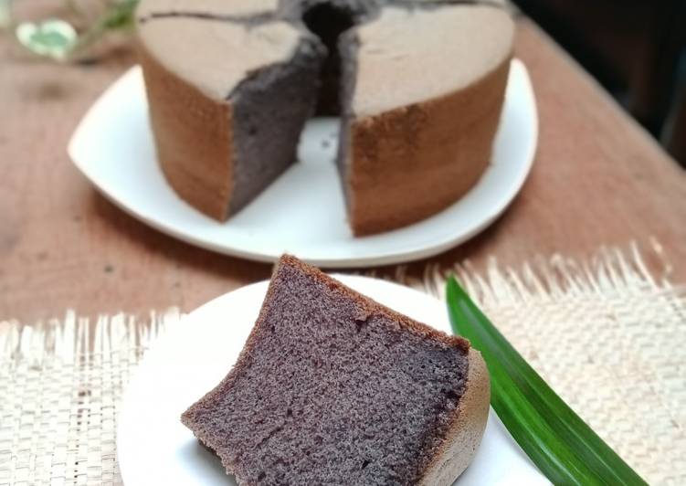 Chiffon Cake Ketan Hitam