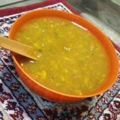 A picture of Sour moong dal soup.