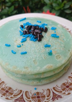 Foto resep Dadar Biru (Blue Pancake)