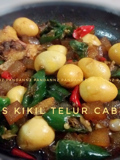 Foto resep Tumis Kikil Telur Cabe Ijo