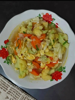 Foto resep Cah Kembang Kol Telur